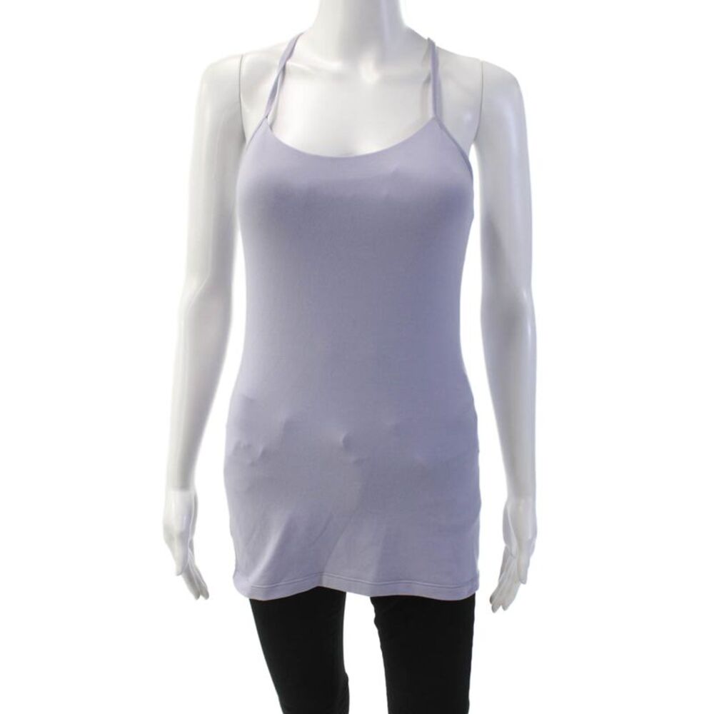 Lululemon Womens Sleeveless Built In Support Athletic Top Light Purple Size 6